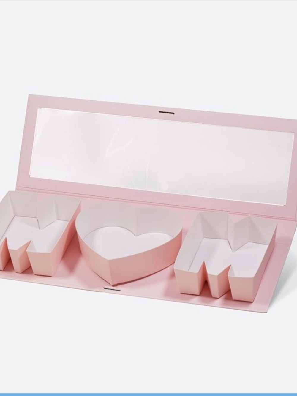 Pink 'MOM' Heart Gift Box Set